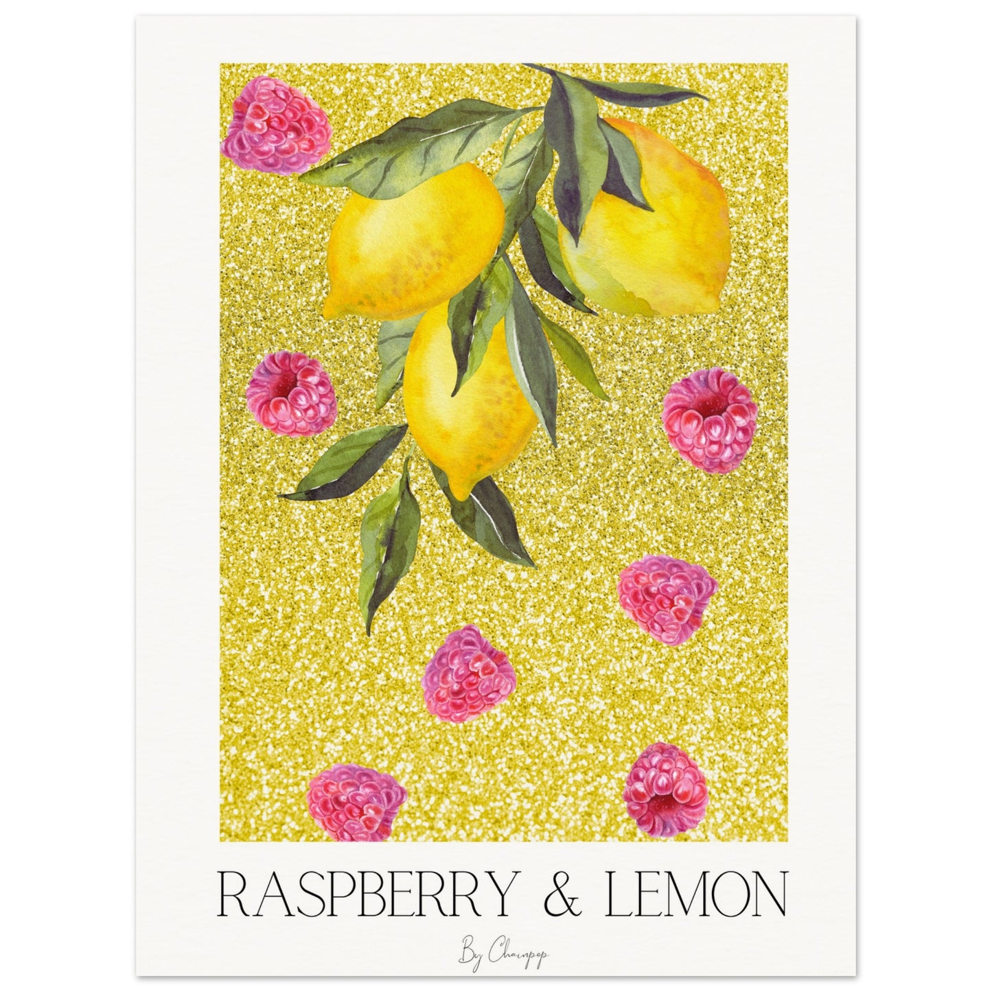 Poster, Raspberry & Lemon