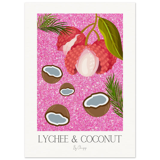 Poster, Lychee & Coconut